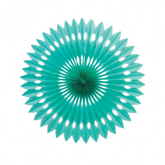 Honeycomb Fan - Turquoise
