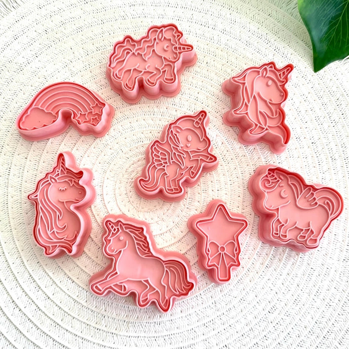 Wild Dough | Unicorns - Cutters and Stamps Set