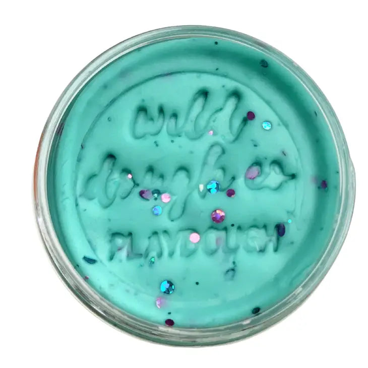 Wild Dough | Mermaid Mint Playdough - Glitter