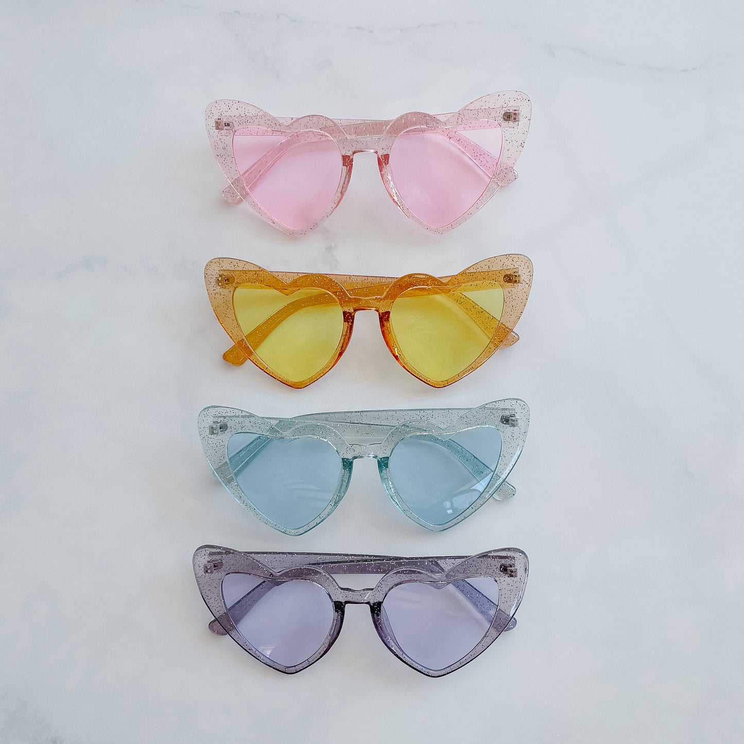 Heart Sunglasses - Pink