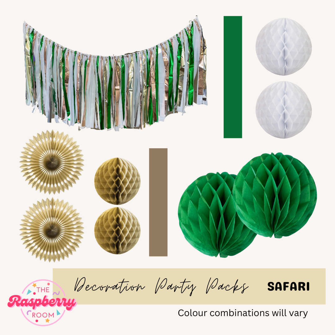 Decoration Party Packs - SAFARI