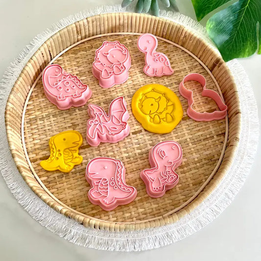 Wild Dough | Dinosaurs - Cutters and Stamps Set