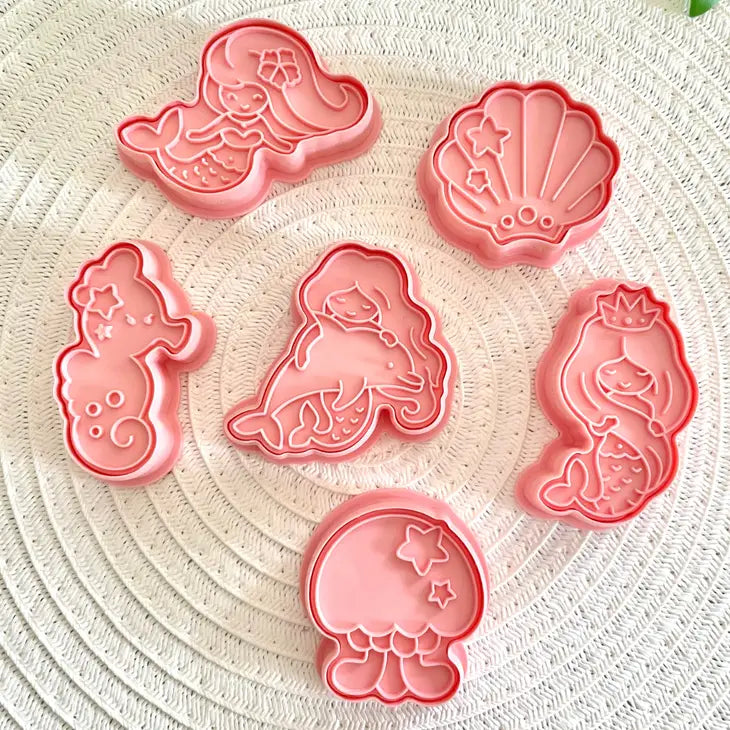 Wild Dough | Mermaids - Cutters and Stamps Set