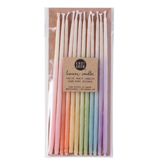 Candles - Pastel Rainbow TALL