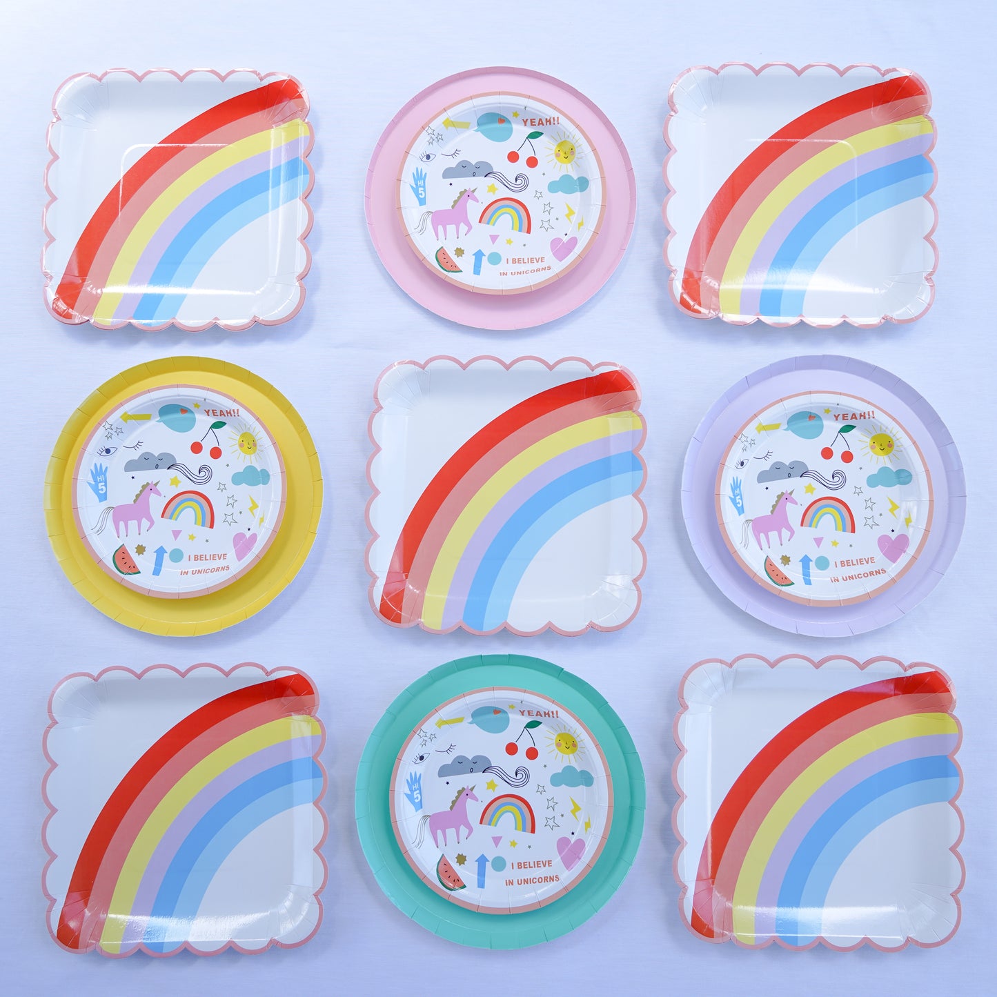 Dinner Plates - Rainbow