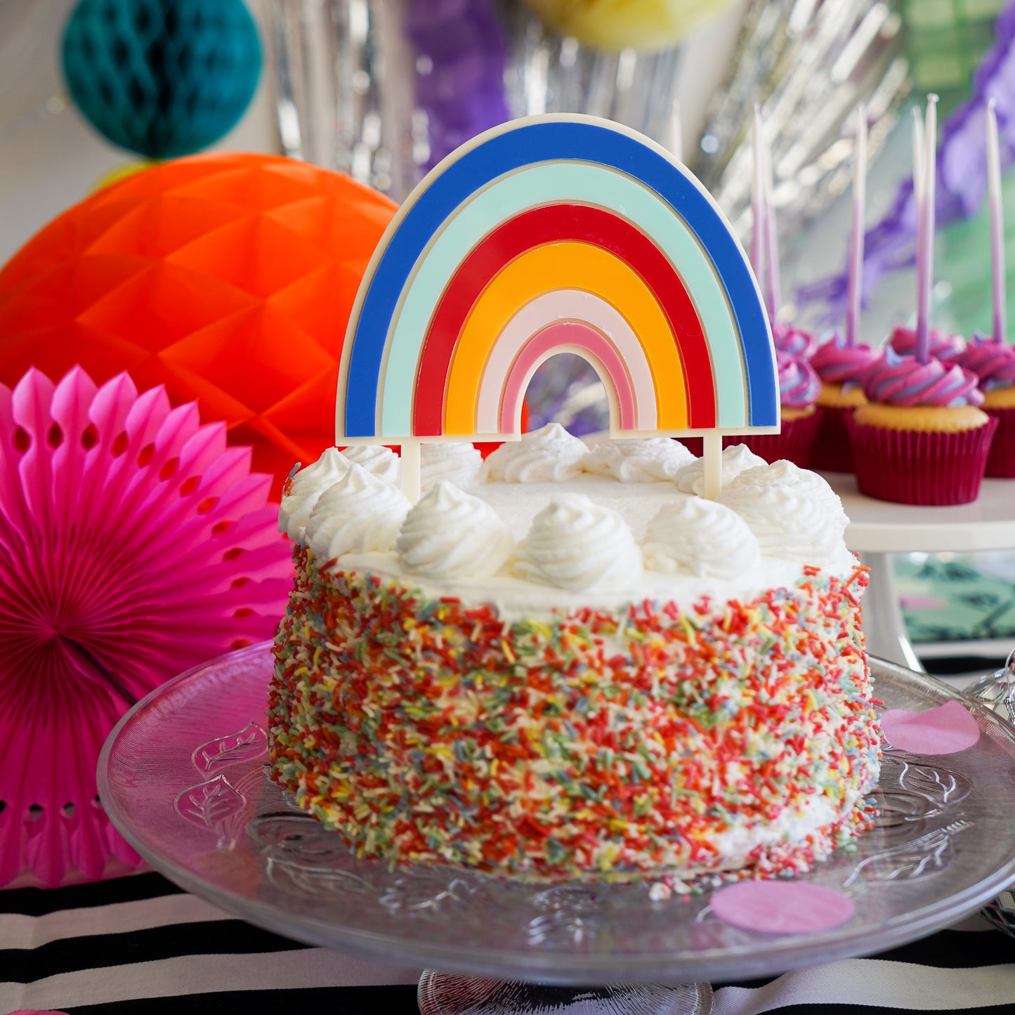 Cake Topper - Rainbow