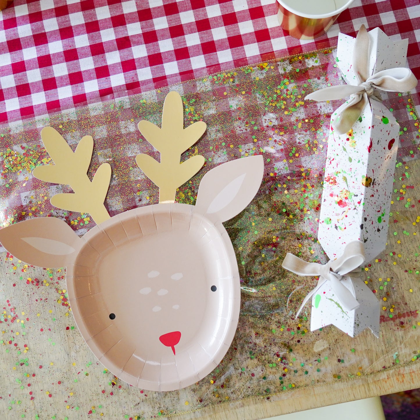 Christmas Plates - Reindeer