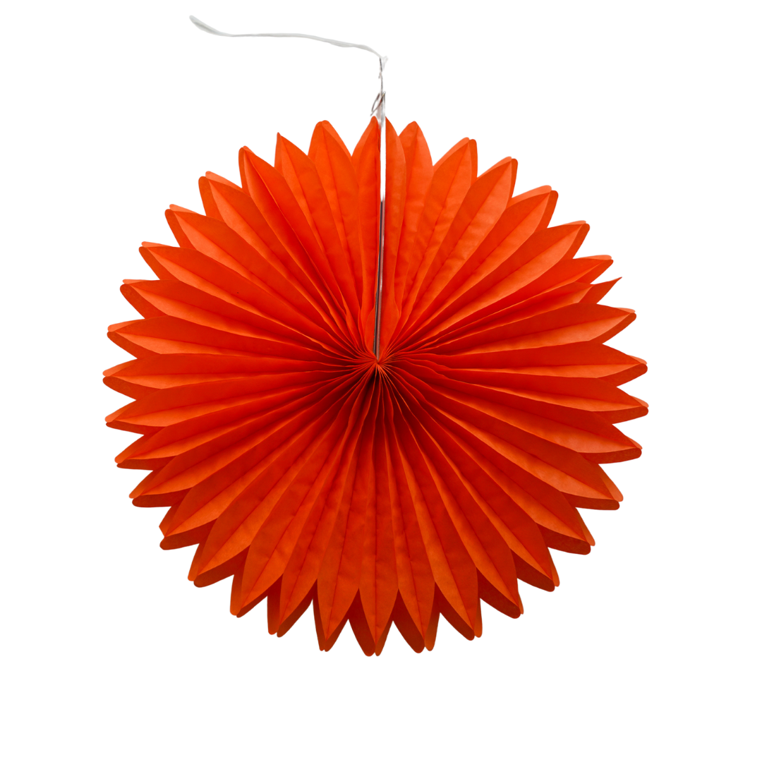 Honeycomb fans - Orange