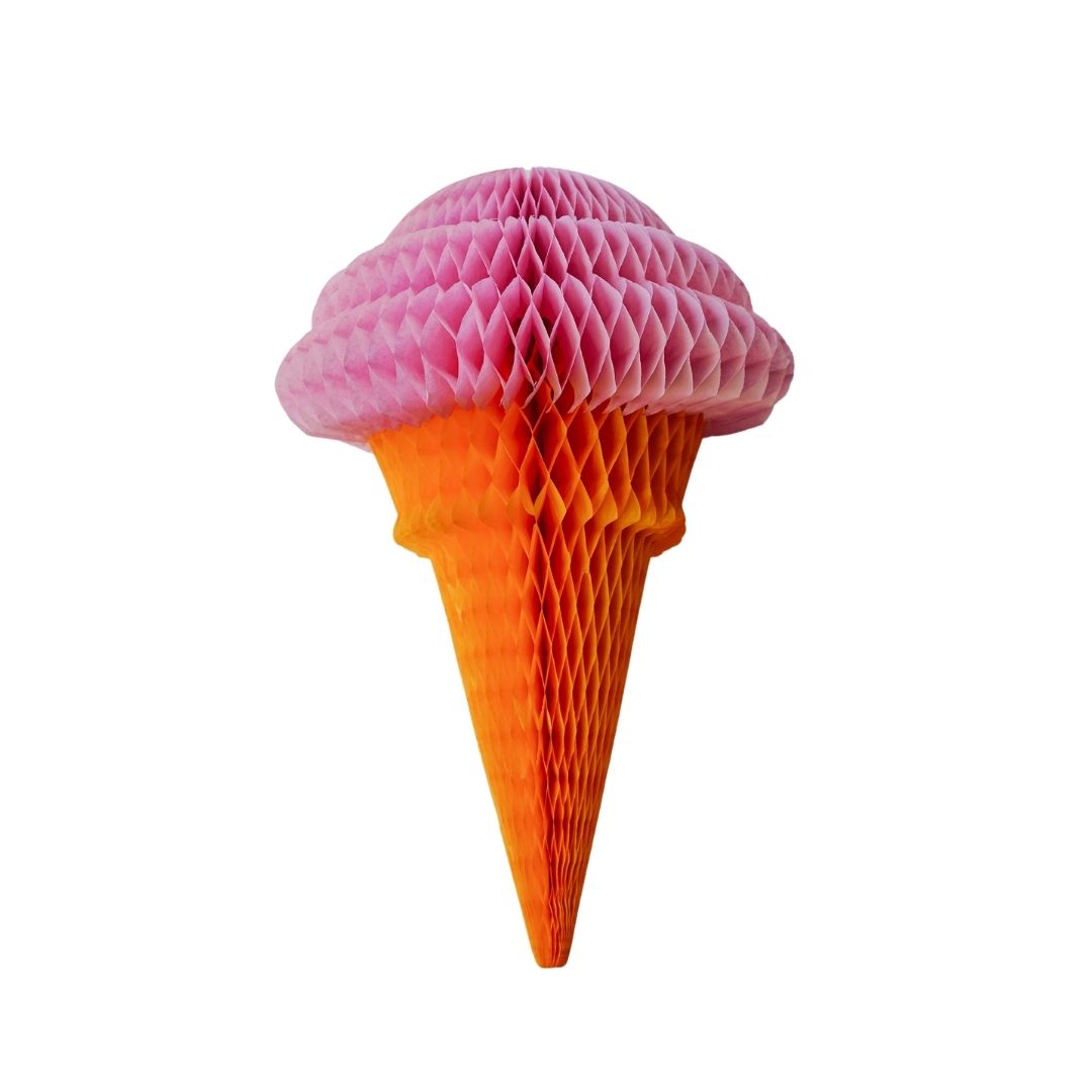 Honeycomb Ice Cream - Pink