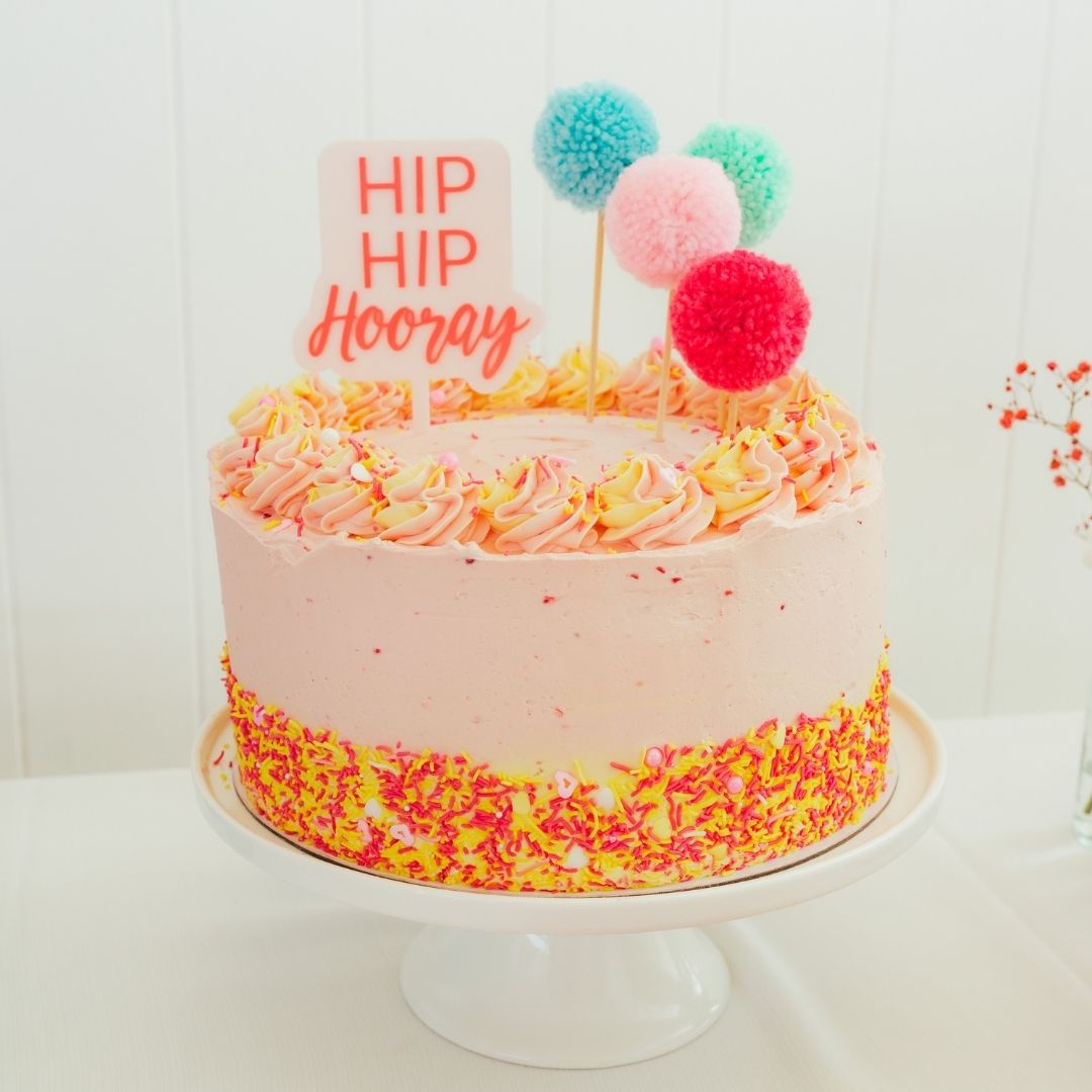 Cake Topper - Pom Pom