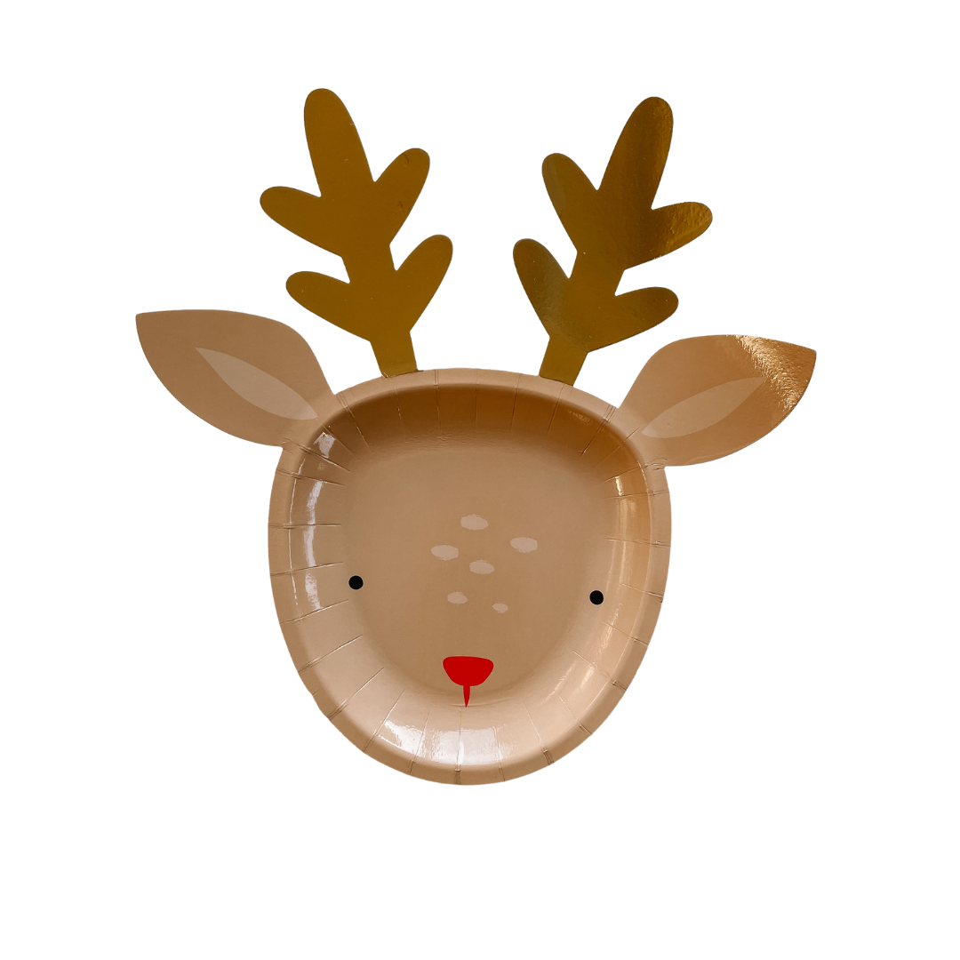 Christmas Plates - Reindeer